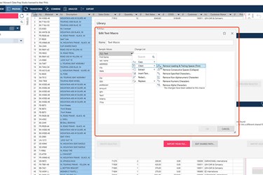 Create Custom Data Cleansing Macros in Altair® Monarch®