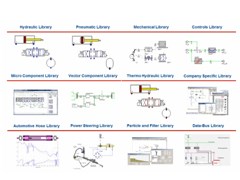 DSHplus Hydraulic and Pneumatic Actuator Models for Aerospace Applications