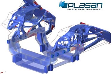 Development of A new vehicle front sub-frame using Altair Inspire topology optimization