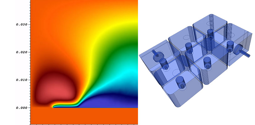 Mician µWave Wizard für die Simulation von HF-Geräten und Tech-X VSim für die Analyse von Mikrowellenverstärkern und Plasmaeffekten, erhältlich über die Altair Partner Alliance