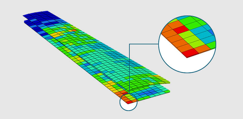 Especially in the early design phase the efficient assessment of composite structures requires an effective mix of analytical methods and FEA analyses.