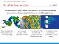 CFD Webinar Series Part 1 - Unstructured Meshing using Altair CFD Solver AcuSolve