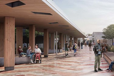 Designing for Sustainability - Reducing the Carbon Footprint with Embedded Carbon for Large Scale, Hybrid Timber Structures