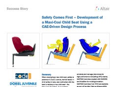 Safety Comes First – Development of a Maxi-Cosi Child Seat Using a CAE-Driven Design Process