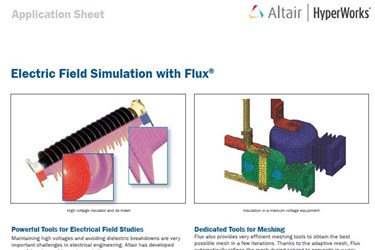 Electric Field Simulation with Flux