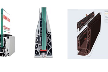 Design Exploration and Optimization of an Aluminum Profile