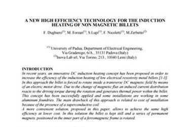 A New High Efficiency Technology For The Induction