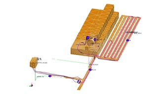 Prediction of Magnetic Field Emitted by Train Motor Cables