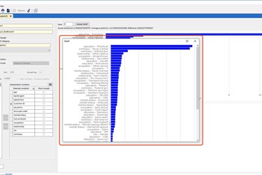 Analyze Shapley Values with Altair® Knowledge Studio®