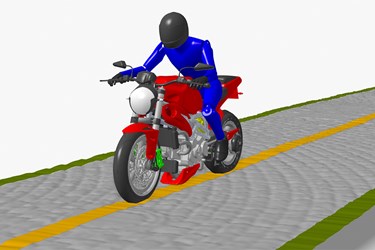 Altair MotionSolve - Two- and Three-wheel Vehicle Simulation