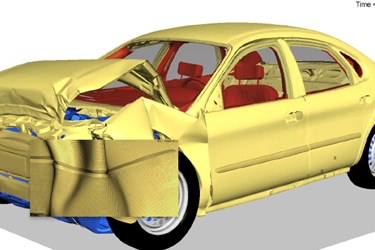 Assuring Scalability: Altair Radioss™ Delivers Robust Results Quickly for Crash-Safe Vehicle Designs