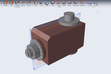 Topology Optimization Study in Altair Inspire