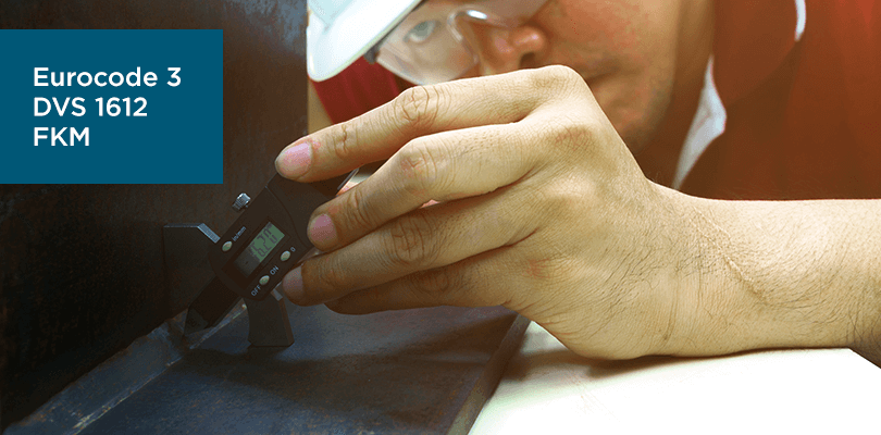 Evaluation and standard based certification of welded constructions by combining CAE methodology with relevant norms and regulations like Eurocode 3 (Norm EN 1993), FKM, DVS 1612 (DIN EN 15085-3) in a guided and standardized workflow