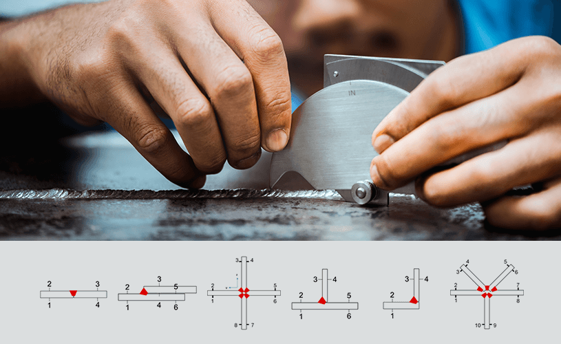 Define welded connections and assess weld line utilization according to Eurocode 3, FKM and DVS 1612