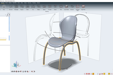 Use Freehand Sketches to Design a Chair with Inspire Studio