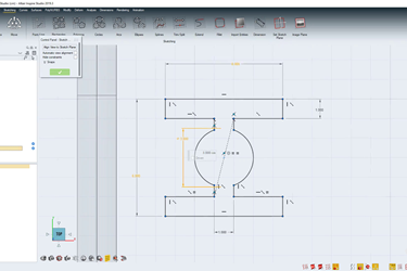 Constraint-based Technical Sketching in Inspire Studio