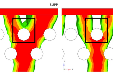 Design Optimization for Additive Manufacturing in OptiStruct with consideration of Overhang Angle in Topology Optimization