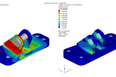 Fast contact method for speeding up solving finite element problems involving non-linear contact behavior