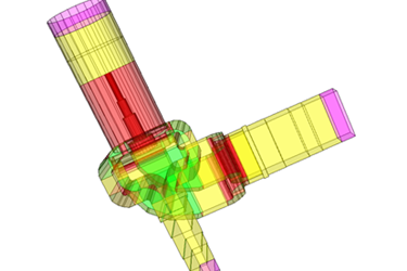 Full Wave Design of a Compact Ka-Band Wideband Orthomode Transducer