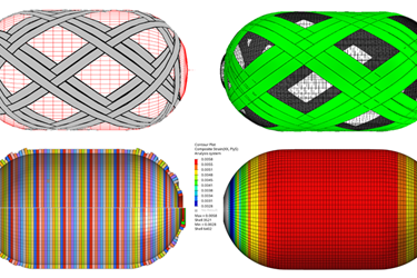 Composite Pressure Vessel Design and Simulation